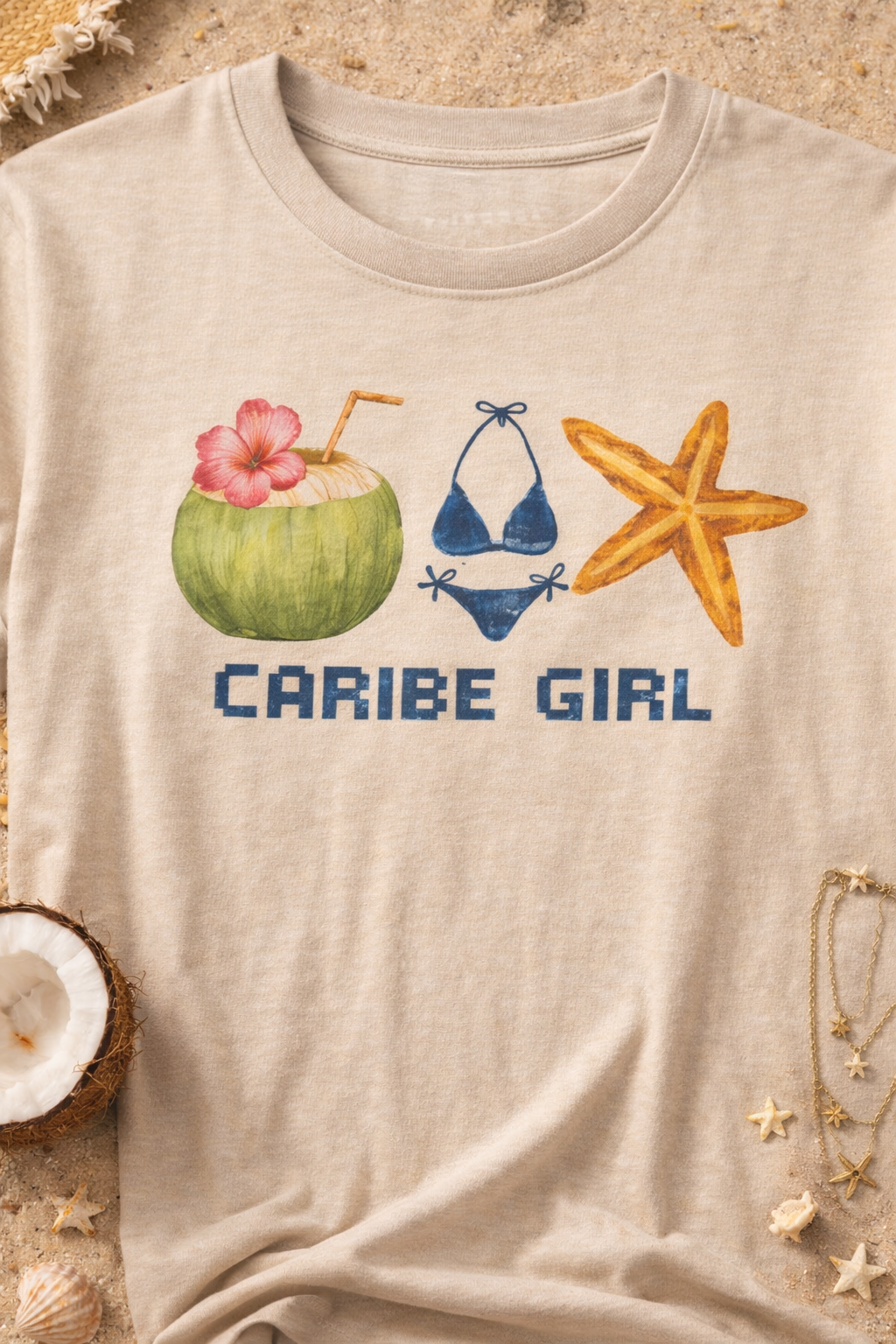 Camiseta  caribe girl